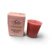 Pink votive candle with matching box