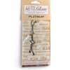Packaged car air freshener with a beige hanging card and black cord