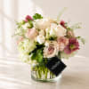 Soft, romantic, and effortlessly elegant, the Priscilla Arrangement is a timeless floral