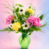Sweet, sunny, and effortlessly charming, Lemonade Kisses brings together fluffy hot-pink carnations