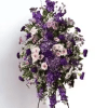 Amethyst Mist is a tall standing spray designed for sympathy and memorial