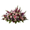 An elegant and expansive horizontal display designed to rest gracefully atop a