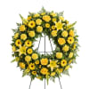 A classic circular tribute representing the eternal cycle of life and love.