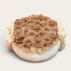 Eternal mocha features premium preserved roses in a rich, warm, neutral hue