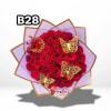 A true statement of elegance, our Royal Bloom Rose Buchon features a