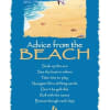 Beach-themed card with a seagull and the words "Advice from the BEACH"