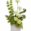 A modern ode to nature, the Symphony Bouquet showcases lush green blooms