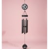 A 5 center-pinned tubes that emit sweet and gentle tones. These chimes
