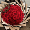 Passion Love is a stunning arrangement of 50 long-stem red roses (60&ndash;70cm)