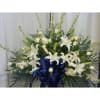 This beautiful floral tribute is the perfect way to express sorrow for
