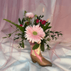 Fall head over boots with Western Romance, a romantic Western-inspired floral arrangement