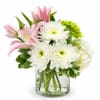 Blush &amp; Bloom is a graceful arrangement featuring soft pink lilies and