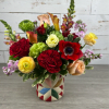 A vibrant, garden-fresh centerpiece that still manages to feel elegantly Southern -