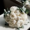Our White Peony Bridal Bouquet is designed for brides who love timeless