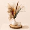 A stylish dried flower set featuring pampas grass, eucalyptus, and autumn-toned accents