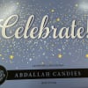 5.5 oz box of Abdallah chocolates containing an assortment of sea salt