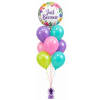 Comes with 9 Latex balloons
1 Foil Balloon 