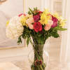 Hydrangea with multicolor of fresh flowers for any Occassion. Is the best