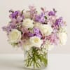 This arrangement is a soft, romantic blend of pastel elegance and airy