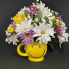 Celebrate the birth of a new baby with this adorable smiley mug
