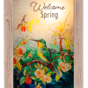 This cute little plaque stands 5 in tall and lights up. Perfect