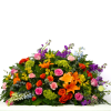 Vibrant and expressive, this design celebrates a life full of personality and