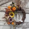 A gorgeous Autumn wreath for your door or home.
 