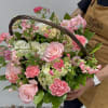 Surprise your loved ones with The Brambled, a rustic flower basket bursting