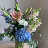 Send a beautiful seasonal mix of pinks &amp; blues or greens &amp;