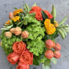 Then most beautiful  color blocking arrangement to send as a thank