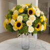 Elevate your event or space with a luxurious tall centerpiece crafted from
