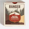 Box of salted caramel dark chocolate candies