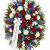 A timeless expression of love, honor, and remembrance, this elegant standing spray