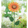 With the charm of weathered metal, our hand-painted Rustic Flowers come alive