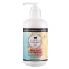 Bottle of goat milk body lotion with a pump dispenser
