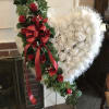 This magnificent standing heart sits upon a 42" easel and contains a