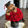 Celebrate their big achievement with The Graduate's Rose Box&mdash;a luxurious arrangement of