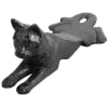 Cat Door Wedge, Cast Iron, Black. No more slamming doors, thanks to