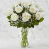 Our pristine white roses are an elegant surprise for someone who brings