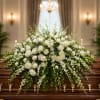 White Orchids and Roses
