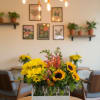 This design will match the flowers choices and color selection as close