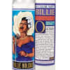 Two memorial candles with Billie Holiday labels