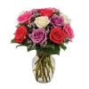Magnificent roses in pink, cream and purple steal the limelight...and someone&rsquo;s heart...in