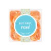 Box of orange rose-shaped candies labeled "But First, rosé"