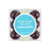 Box of dark chocolate sea salt caramels