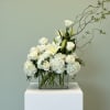 Honor a life beautifully remembered with our Heavenly Grace White Sympathy Arrangement