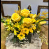 MOST YELLOW SECTION OF ROSES, TULIPS, SCABIOSAECT...