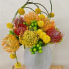 Protea flowers , Kraspedia , green 