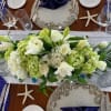 Roses, Lilies, Hydrangeas, green 