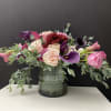 Roses, mini callas, green 